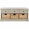 Safavieh Bud 3 Drawer Storage Unit - Vintage Grey AMH5701A